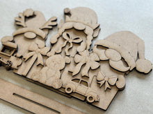 Load image into Gallery viewer, Christmas With My Gnomies Standing File SVG, Gnome, Santa, Rudolph, Elf, Present, Reindeer, Glowforge, LuckyHeartDesignsCo