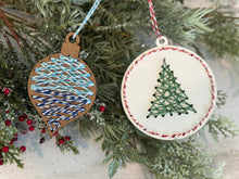 Load image into Gallery viewer, String Craft Christmas Ornament File SVG, Kids, Children, Candy Cane, Santa, Tree, Merry, Farmhouse, Holiday Glowforge, LuckyHeartDesignsCo