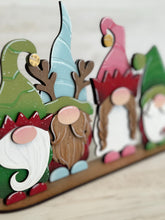 Load image into Gallery viewer, Christmas Family Gnome Standing File SVG, Glowforge, Grandparents, Personalize, LuckyHeartDesignsCo