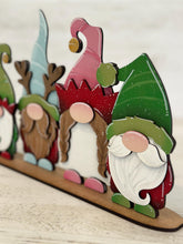 Load image into Gallery viewer, Christmas Family Gnome Standing File SVG, Glowforge, Grandparents, Personalize, LuckyHeartDesignsCo