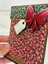 Load image into Gallery viewer, String Art Christmas Standing File SVG, Kids, Children, Craft, Kit, Yarn, Tree, Santa, Merry, Holiday Glowforge, LuckyHeartDesignsCo