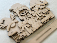 Load image into Gallery viewer, Christmas With My Gnomies Standing File SVG, Gnome, Santa, Rudolph, Elf, Present, Reindeer, Glowforge, LuckyHeartDesignsCo