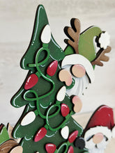 Load image into Gallery viewer, Gnome Christmas Tree Standing File SVG, Gnome, Santa, Rudolph, Elf, Present, Reindeer, Glowforge, LuckyHeartDesignsCo