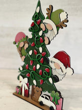 Load image into Gallery viewer, Gnome Christmas Tree Standing File SVG, Gnome, Santa, Rudolph, Elf, Present, Reindeer, Glowforge, LuckyHeartDesignsCo