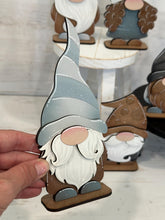 Load image into Gallery viewer, Hat Tiered Tray Standing Gnome Sign File SVG, Home, Family, Farmhouse, Glowforge, LuckyHeartDesignsCo