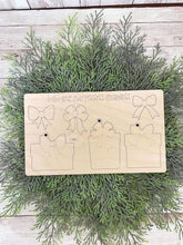 Load image into Gallery viewer, Presents Pop Out Christmas Ornament Craft File SVG, Gift, Build Your Own, Holiday, Christmas, Kids Craft, Glowforge, LuckyHeartDesignsCo