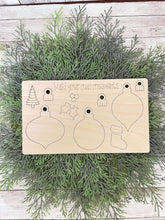 Load image into Gallery viewer, Ornament Pop Out Christmas Ornament Craft File SVG, Gift, Build Your Own, Holiday, Stocking, Tree Kids Craft, Glowforge, LuckyHeartDesignsCo