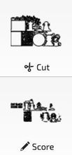 Load image into Gallery viewer, Moose Winter Quick and Easy Tiered Tray File SVG, Glowforge, Snowman, LuckyHeartDesignsCo