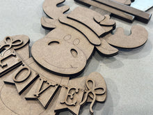 Load image into Gallery viewer, Moose Valentine for the Birdhouse Interchangeable File SVG, Valentine, Heart, Love Seasonal, Holiday Shapes, Glowforge, LuckyHeartDesignsCo