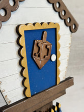 Load image into Gallery viewer, Hanukkah for the Birdhouse Interchangeable File SVG, Christmas Tree Seasonal, Holiday Shapes, Glowforge, Laser, LuckyHeartDesignsCo