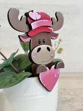 Load image into Gallery viewer, Moose Valenrine Mug Hugger File SVG, Glowforge, Tiered Tray, Tray Decor, Heart, Topper, Farm, Farmhouse, LuckyHeartDesignsCo