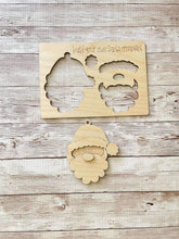 Load image into Gallery viewer, Santa Pop Out Christmas Ornament Craft File SVG, Gift, Build Your Own, Holiday, Christmas, Kids Craft, Glowforge, LuckyHeartDesignsCo
