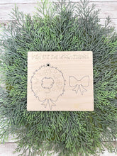 Load image into Gallery viewer, Wreath Pop Out Christmas Ornament Craft File SVG, Gift, Build Your Own, Holiday, Christmas, Kids Craft, Glowforge, LuckyHeartDesignsCo