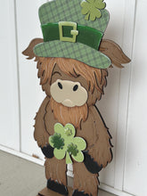 Load image into Gallery viewer, Porch Highland St. Patrick's Day Interchangeable Hats File SVG, (hat only) Seasonal, Cow, Holiday Farm Beer, Glowforge, LuckyHeartDesignsCo