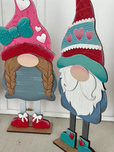 Load image into Gallery viewer, Long Hat Porch Gnome Valentines Interchangeable File SVG, ADD ON, Holiday, Seasonal, Love, Heart, Cupid, Glowforge, LuckyHeartDesignsCo