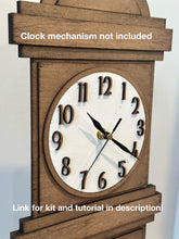 Load image into Gallery viewer, Clock Birdhouse Interchangeable File SVG, Glowforge, Clock ONLY, Seasonal, Holiday Shapes, Christmas, Fall, Halloween, LuckyHeartDesignsCo