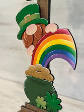 Load image into Gallery viewer, Gnome Leprechaun St. Patrick's Day for the Birdhouse Interchangeable File SVG, Rainbow Holiday Shapes, Glowforge, Laser, LuckyHeartDesignsCo