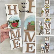 Load image into Gallery viewer, Vertical Home Sign for Snow Globe Interchangeable File SVG, TINY, Glowforge, Sandwich board, Easel, LuckyHeartDesignsCo