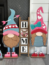 Load image into Gallery viewer, Long Hat Porch Gnome Valentines Interchangeable File SVG, ADD ON, Holiday, Seasonal, Love, Heart, Cupid, Glowforge, LuckyHeartDesignsCo