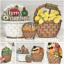 Load image into Gallery viewer, Mug Tea Cup Flower Basket Interchangeable (Original and TINY) File SVG, Coffee Seasonal Holiday Tiered Tray, Glowforge, LuckyHeartDesignsCo