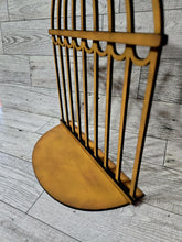 Load image into Gallery viewer, Birdcage for the Standing Birds File SVG, Glowforge, Birdhouse, Interchangeable, Seasonal, Holiday, Tiered Tray LuckyHeartDesignsCo