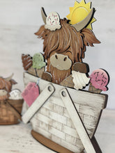 Load image into Gallery viewer, Highland Ice Cream Summer For The Flower Basket Interchangeable File SVG TINY Beach Sunshine Tiered Tray, Glowforge, LuckyHeartDesignsCo