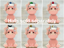 Load image into Gallery viewer, Triceratops Animal Hats Interchangeable File SVG, Dinosaur, Christmas, Halloween, Easter, Valentine, Holiday, Glowforge, LuckyHeartDesignsCo
