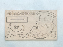 Load image into Gallery viewer, Leprechaun Pot Pop Out Craft Kit File SVG, St. Patrick's Day, Clover, DIY Glowforge, LuckyHeartDesignsCo