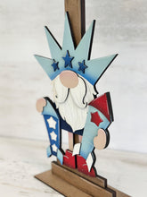 Load image into Gallery viewer, July Firework Gnome for the Birdhouse Interchangeable File SVG, Glowforge, USA, Holiday Shapes, America, Fourth of July, LuckyHeartDesignsCo