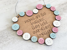 Load image into Gallery viewer, Button Mother's Day Pop Out Craft Kit File SVG, Mum, Nana, Present, Grandma, Gift, Glowforge, LuckyHeartDesignsCo