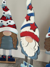 Load image into Gallery viewer, July America Long Hat Porch Gnome Interchangeable File SVG, USA, Holiday, Seasonal Glowforge LuckyHeartDesignsCo