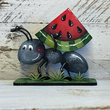 Load image into Gallery viewer, Ant Fruit Marching Standing File SVG, Strawberry, Lemon, Summer , Watermelon, Picnic, Apple, Tiered Tray, Glowforge, LuckyHeartDesignsCo