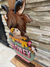 Load image into Gallery viewer, Highland Bee for the Birdhouse Interchangeable File SVG, Glowforge, Cow, Farm Seasonal, Holiday Shapes, Bird house, LuckyHeartDesignsCo