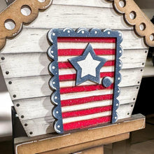 Load image into Gallery viewer, Moose July Fourth for the Birdhouse Interchangeable File SVG, Glowforge, USA, America, Statue of Liberty LuckyHeartDesignsCo