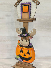 Load image into Gallery viewer, Halloween Moose for the Birdhouse Interchangeable File SVG, Glowforge, Seasonal, Witch, Candy, Pumpkin, Holiday Shapes, LuckyHeartDesignsCo