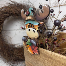 Load image into Gallery viewer, Moose Fall Mug Hugger File SVG, Glowforge Tiered Tray, Scarecrow, Farm, Pumpkin, Leaves, Decor Holiday, Plant Hugger LuckyHeartDesignsCo