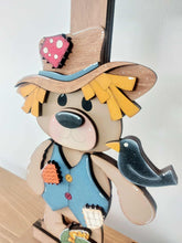 Load image into Gallery viewer, Bear Fall Birdhouse Interchangeable File SVG, Glowforge, Corn, Leaves, Leaf, Scarecrow, Pumpkin, Holiday Shapes, LuckyHeartDesignsCo