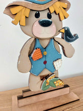 Load image into Gallery viewer, Bear Fall Birdhouse Interchangeable File SVG, Glowforge, Corn, Leaves, Leaf, Scarecrow, Pumpkin, Holiday Shapes, LuckyHeartDesignsCo