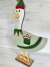 Load image into Gallery viewer, Goose Elf Animal Hats Halloween Interchangeable Outfit File SVG Christmas Shirt Seasonal Holiday Glowforge LuckyHeartDesignsCo