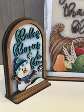 Load image into Gallery viewer, Table Top Tall Arch Sign Interchangeable File SVG, TINY, FRAME only, Farmhouse Glowforge, Seasonal, Holiday, Tiered Tray LuckyHeartDesignsCo