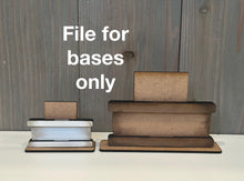 Load image into Gallery viewer, Snow Globe Tall Arch Sign Interchangeable File SVG, TINY, FRAME only, Farmhouse Glowforge, Seasonal Holiday, Tiered Tray LuckyHeartDesignsCo