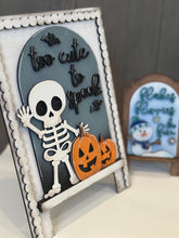 Load image into Gallery viewer, Sandwich Board Tall Arch Sign Interchangeable File SVG, TINY, FRAME only, Glowforge, Seasonal, Holiday, Tiered Tray LuckyHeartDesignsCo