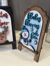 Load image into Gallery viewer, Sandwich Board Tall Arch Sign Interchangeable File SVG, TINY, FRAME only, Glowforge, Seasonal, Holiday, Tiered Tray LuckyHeartDesignsCo