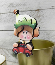 Load image into Gallery viewer, Elves Christmas Mug Hugger File SVG, Glowforge Tiered Tray, Elf, Santa, Present, Tray Decor, Holiday, Topper, LuckyHeartDesignsCo