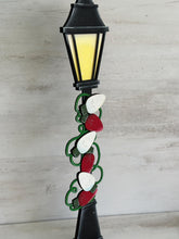 Load image into Gallery viewer, Light Post for the Birdhouse Interchangeable File SVG, Lighted Sign, Lamp, Glowforge, Seasonal, Holiday, Bird house, LuckyHeartDesignsCo