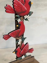 Load image into Gallery viewer, Cardinal for the Birdhouse Interchangeable File SVG, Birds, Cardinals, Memorial, Holiday Shapes, Glowforge, Laser, LuckyHeartDesignsCo