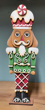 Load image into Gallery viewer, Gingerbread Christmas Nutcracker File SVG, Countdown, Man, House, Tiered Tray, Glowforge Santa, Rudolph, Elf, Holiday, LuckyHeartDesignsCo