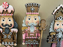 Load image into Gallery viewer, Gingerbread Christmas Nutcracker File SVG, Countdown, Man, House, Tiered Tray, Glowforge Santa, Rudolph, Elf, Holiday, LuckyHeartDesignsCo