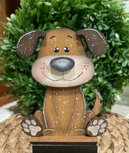 Load image into Gallery viewer, Dog Puppy Standing Set File SVG, Chihuahua Tiered Tray Glowforge, LuckyHeartDesignsCo