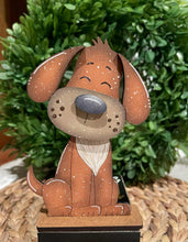 Load image into Gallery viewer, Dog Puppy Standing Set File SVG, Chihuahua Tiered Tray Glowforge, LuckyHeartDesignsCo